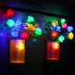 Decorative Artificial Hanging Rose with LED Lights 4-Color